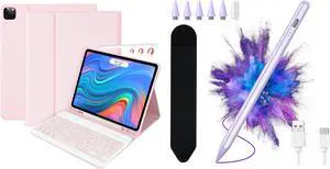 besky Stylus Pen & Keyboard Case Compatible for iPads Pro 12.9 inch (5th, 6th Generation) & New Air 13 inch M2