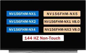 BTSELSS 15.6" Screen Replacement NV156FHM-NX5 NV156FHM-NX3 V8.0 NV156FHM-NX1 V8.0 NV156FHM-NX2 NV156FHM-NX4 FHD 1920x1080 40 pins 144 HZ LCD Non-Touch Display Panel