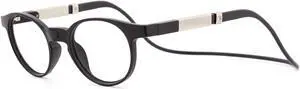 DIDINSKY Reading Glasses with Magnets and Anti Blue Light Filter. Magnetic Readers for Men and Women with Anti-Reflective Lenses. Graphite +1.0  DIKRIK UFFIZI