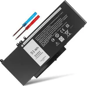 Bovekeey G5M10 Battery 7.4V 51Wh for Dell Latitude 14 15 E5450 E5550 E5250, 15.6 inch, 8V5GX R9XM9 1KY05 08V5GX VMKXM 5XFWC PF59Y 451-BBLN 451-BBLL 451-BBLK