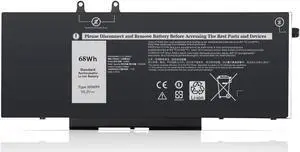A AMANDA 3HWPP Laptop Battery Compatible for Dell Latitude 5401 5410 5411 5501 5510 5511, Precision 3541 3551 Inspiron 17 7500/7506 2-in-1 Black Series Notebook 03HWPP 10X1J N2NLL 1VY7F 15.2V 68Wh