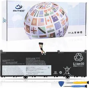 ANTIEE L21M4PC7 L21C4PC4 Laptop Battery Replacement for Lenovo Yoga Slim 7 ProX-14IAH7 ProX-14ARH7 Series Notebook 82TK0076MX 82TL003TKR 82TK0025IN L21M4PE0 L21D4PC4 L21D4PE0 15.52V 70wh 4511mAh