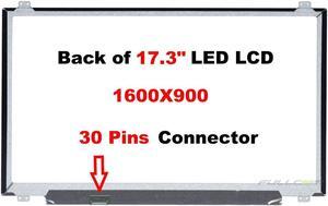 FULLCOM New 17.3 inch Screen Compatible with B173RTN02.1 HW2A also fit LTN173KT04-401 P/N: 5D10J46200