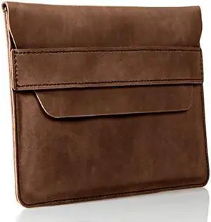 MacBook Air M1-M3 Case & MacBook Pro 13 Inch (M1 & M2) -- 'Fernando' Handmade & Expertly Crafted Luxury MacBook Case -- Beautifully Stitched Fair Trade Full Grain Leather -- Brown
