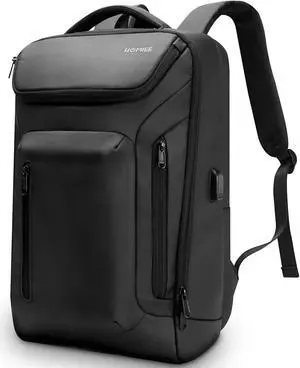 HOMIEE Business Smart Backpack Waterproof 15.6 Inch Laptop Backpack with USB Charging Port, Flight Approved Durable Commute Backpack Carry on Bag for Men