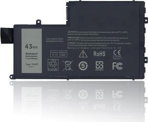 TRHFF DL011307-PRR13G01 1V2F6 0PD19 P39F 58DP4 Laptop Battery Replacement for Dell Inspiron 5445 5447 5545 5547 5548 N5447 N5547 15-5000 i5547-3750SLV Latitude 14 3450 15 3550 E3450 E3550(11.1V 43Wh)