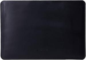 INCARNE MacBook Pro 14 inch Sleeve - Laptop Case 14 inch - Compatible with MacBook Pro 14", Genuine Leather, Black