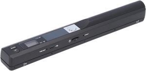 Portable Scanner, 900 DPI Handheld Photo Scanner for A4 Documents, JPG PDF Format, Wand Document Scanner, Uploads Images to Computer Via USB Cable (Black)