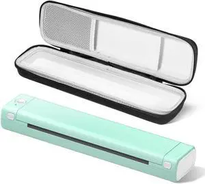 Itari Portable Wireless Printer for Travel - Bluetooth Tattoo Stencil Printer, 8.5" X 11" US Letter, No-Ink Thermal, Case Included, Compatible with Android & iOS