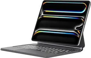 KVAGO Keyboard Case for iPad Air 13 2024 & iPad Pro 12.9 (6th, 5th, 4th, 3rd Gen), Magic Keyboard for iPad Pro 12.9, Floating Cantilever Stand, Magnetic Keyboard Case with Multi-Touch Trackpad, Grey