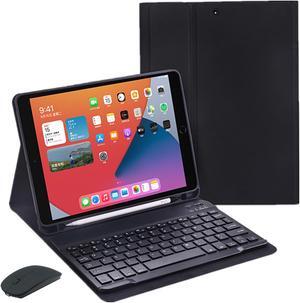 with Mouse Keyboard case for Galaxy Tab A8 2022 10.5 inch, SM-X200/X205/X207 Magnetic Detachable Bluetooth Keyboard Color Key,Black