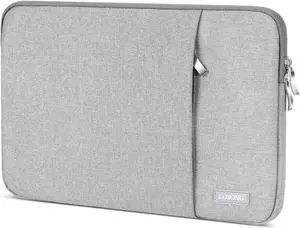 Losong Portable Monitor Case 18.5 Inch,Protective Carrying Sleeve for Most 18.5 in Portable Monitors,Water Resistant Portable Laptop Display Bag with Accessory Pocket,Size-17.7"x11.2" Gray