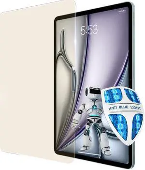 PERFECTSIGHT Anti Glare Blue Light Screen Protector Compatible with iPad Air 13 Inch M3/M2 (7th/6th Generation, 2025/2024), [Medical-Grade Eye Care] Blue Light Filter 8 Radiations Matte Tempered Glass