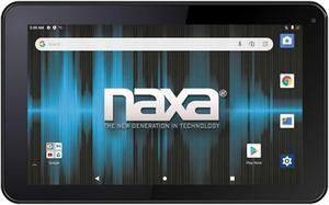Naxa NID-7022 Android 11 Tablet with 7" HD TN Screen and Pouch 1.6 GHz Quad Core Processor, 2GB Ram, 16GB Storage, Front and Rear Cameras, Speaker and Microphone, Black