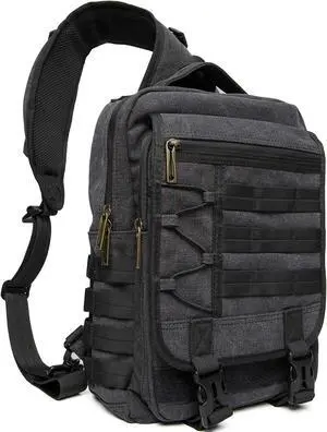 NICGID Sling Bags Chest Shoulder Backpacks, 13.3'' Laptop Backpack Crossbody Messenger Bag Travel Outdoor Men Women
