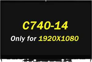 5D10S39587 Replacement for Lenovo Yoga C740-14 LCD Display C740-14IML 81TC 5D10U55853 30 pins FHD 1920x1080 14.0" LCD LED Display Digitizer Assembly
