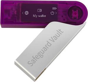 Cryptocurrency Hardware WalletEasy to Manage Cold Storage Wallet BluetoothEnabledSecureManage Seeds  Crypto AssetsPurple