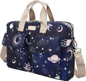 SANFAN Laptop Briefcase, Water Repellent Multi-Functional Laptop Shoulder Messenger Case Bag (15 inch-15.6 inch, SLB-9)