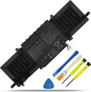 RHKRKQN C31N1815 Laptop Battery Replacement for ASUS Zenbook 13 UX333 UX333F UX333FA UX333FAC UX333FN RX333F RX333FA RX333FN BX333F BX333FA BX333FN U3300FN Series Notebook 11.55V 50Wh 4210mAh