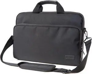 JSAUX FilpGo Extended Screen Laptop Bag, Premium Durable Travel Business Laptop Case for Notebook Tablet Monitor, Black