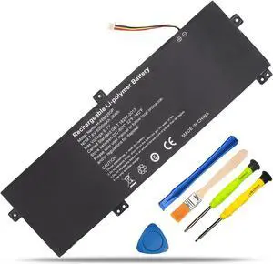 RHKRKQN H-4886280P U3576127PV-2S1P Laptop Battery Replacement for Gateway GWTN156-11BK GWTN156 Series Notebook U3576127PV U3576127 5080270P 4886280P 7.6V 38Wh 5000mAh