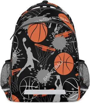 OSAM SPACE Backpack Basketball Laptop Backpack for Boys Basketball Player BookBag Laptop Bags Casual Daypack College Travel Bag