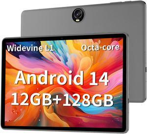 Android 14 Tablet, 11inch Tablets, 12GB+128GB+512GB, Support Face Unlock, 8000mAh Large Battery+18W Fast Charging , Octa-Core Processor, Dual Camera, Dual WiFi6, Bluetooth,HD Touchscreen Display PC