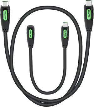UAYXILI USB 4 Cable Set Compatible with Thunderbolt 4/3 Cable,Support 240W Fast Charging Cable,40Gbps Data Transfer, 8K60hz Video,Thunderbolt 4 Cable for iPhone 15,Docking,Latop,SSD,Hub