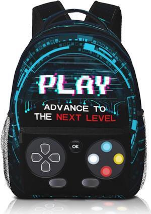 VelumVista School Backpack for Boys Elementary Middle Gamer Backpack Video Game Bookbag Gaming Daypack School Bag for Boys Kids Teens School