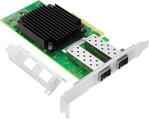 Vogzone 25GBE Dual-Port SFP28 Network Interface Card with Mellanox CONNECTX-5 EN Chipset, PCI Express 3.0 x8 Ethernet Adapter Compare to MCX512A-ACAT