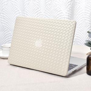 Seorsok Compatible with MacBook Pro 16 inch Case M2 2021 A2485,2023 A2780 M2,2023 A2991 M3,Elegant Leather Plastic Hard Case&Transparent Keyboard Cover,Beige Tartan PVC Leather