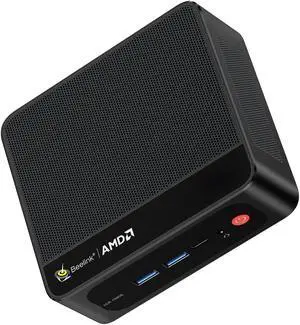 Beelink SER5 Mini PC, AMD Ryzen 7 5825U(Up to 4.5GHz) 8C/16T, Mini Desktop Computer 32GB DDR4 RAM 500GB NVMe SSD, Mini Gaming PC 4K@60Hz Output/BT5.2/WiFi 6 for Office/Gaming/Home