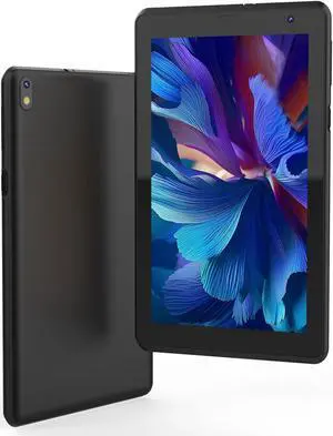 WUIUHOU 2024 Android 12 Tablet, 7 Inch IPS Touch Screen, Quad-Core, 4GB+32GB (1TB Expansion), WiFi, BT, Screen Protector, Lightweight