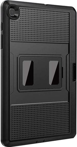 SaharaCase - Defense Series Case Cover for Samsung Galaxy Tab S6 Lite (2020/2024) [Shockproof Bumper] Rugged Full Screen Protection Integrated Kickstand Antislip Cover - Black