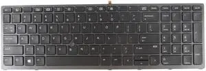 New Keyboard Replacement for HP Zbook 15 G3 17 G3 (not for zbook 15 G1/G2/ 17 G1/G2) 848311-031 848311-001 with Backlit Pointer US