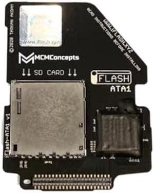 iFlash ATA1 SD Adapter for Apple iPod 4th Gen Photo Mono SD/SDHC/SDXC Card Classic by MCMConcepts