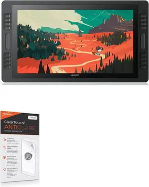 BoxWave Screen Protector Compatible with Huion KAMVAS PRO 22 - ClearTouch Anti-Glare (2-Pack), Anti-Fingerprint Matte Film Skin for Huion KAMVAS PRO 22