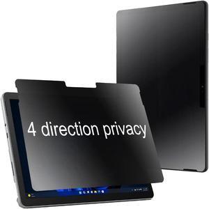 BWEDXEZ 360 Degree Matte Privacy Screen Protector for Microsoft Surface Go 4 / Surface Go 3/ Surface Go 2 / Surface Go 10.5 inch Anti-Glare Anti-Spy 4 Sides Soft Film
