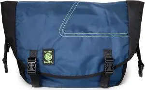 DIME BAGS Voyage Messenger Over the Shoulder Bag with Padded Pouch for Laptop Computer (Cobalt)