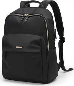 GOLF SUPAGS Laptop Backpack for Women Fits 16 Inch Notebook Casual Daypack Purse Work Travel College Bag (Black)