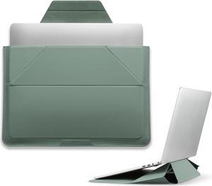 MOFT Laptop Bag Sleeve for MacBook Computer Expandable Storage, Two Adjustable Angles, Ultra-Slim Stylish Pieces Laptop Case, Seafoam, 13"-14"