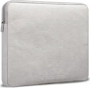 Woodcessories - Sustainable Laptop Sleeve for MacBook 11-14 Inch Sleeve Gray - Made from Paper