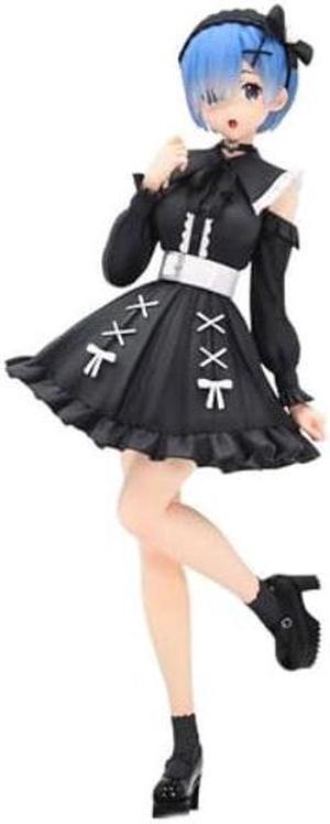 Furyu Re:Zero Starting Life in Another World statuette PVC Trio-Try-iT Rem Girly Outfit Black 21 cm