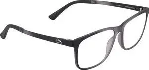 HyperX Spectre React - Gaming Eyewear, Blue Light Blocking Glasses, UV Protection, Ultem Frame, Crystal Clear Lenses, Microfiber Bag, Hard Case  Medium/Large Crystal Grey