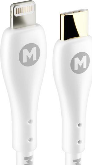 MAGFAST Lux USB-C to Lightning Cable | Alpine White | 6ft | Apple MFi Certified | Fast Charging Cord for iPhone 14 14 Pro Max Plus & Mini 13 12 11 8 SE X XS XR iPod & iPad