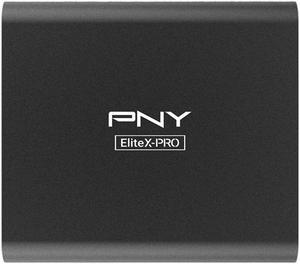 PNY EliteX-PRO 2TB USB 3.2 Gen 2x2 Type-C Portable Solid State Drive (SSD) - (PSD0CS2260-2TB-RB)
