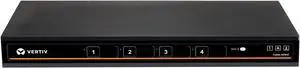 Avocent Vertiv Cybex SC800 Secure Desktop KVM Switch, Single Head Monitor, 4 Port, Dual-Link, Secure Desktop KVM Switch, Common Access Card (CAC), (DPP), TAA Compliant (SC845-001)