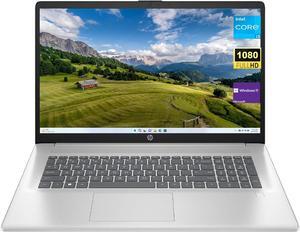 HP 17.3" FHD Laptop, Intel 8-Cores i3-N305 Processor, 16GB RAM 512GB PCIe SSD, Fingerprint Reader, Bluetooth 5.3, Wi-Fi 6, HDMI, Webcam, Windows 11 Home, Silver
