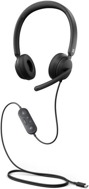 Microsoft Modern USB-C Headset - Headset - on-Ear - Wired - USB-C - Black - Commercial - Certified Teams