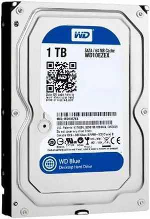 HD 1TB SATA 3-6Gb/s - 7200RPM - 64MB Cache - WD Caviar Blue - WD10EZEX